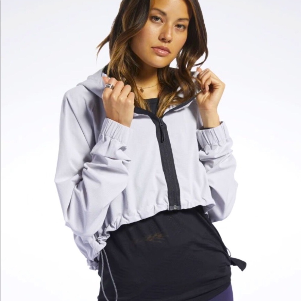 Reebok Sterling Grey - Crop Jacket - Picture 3 of 7